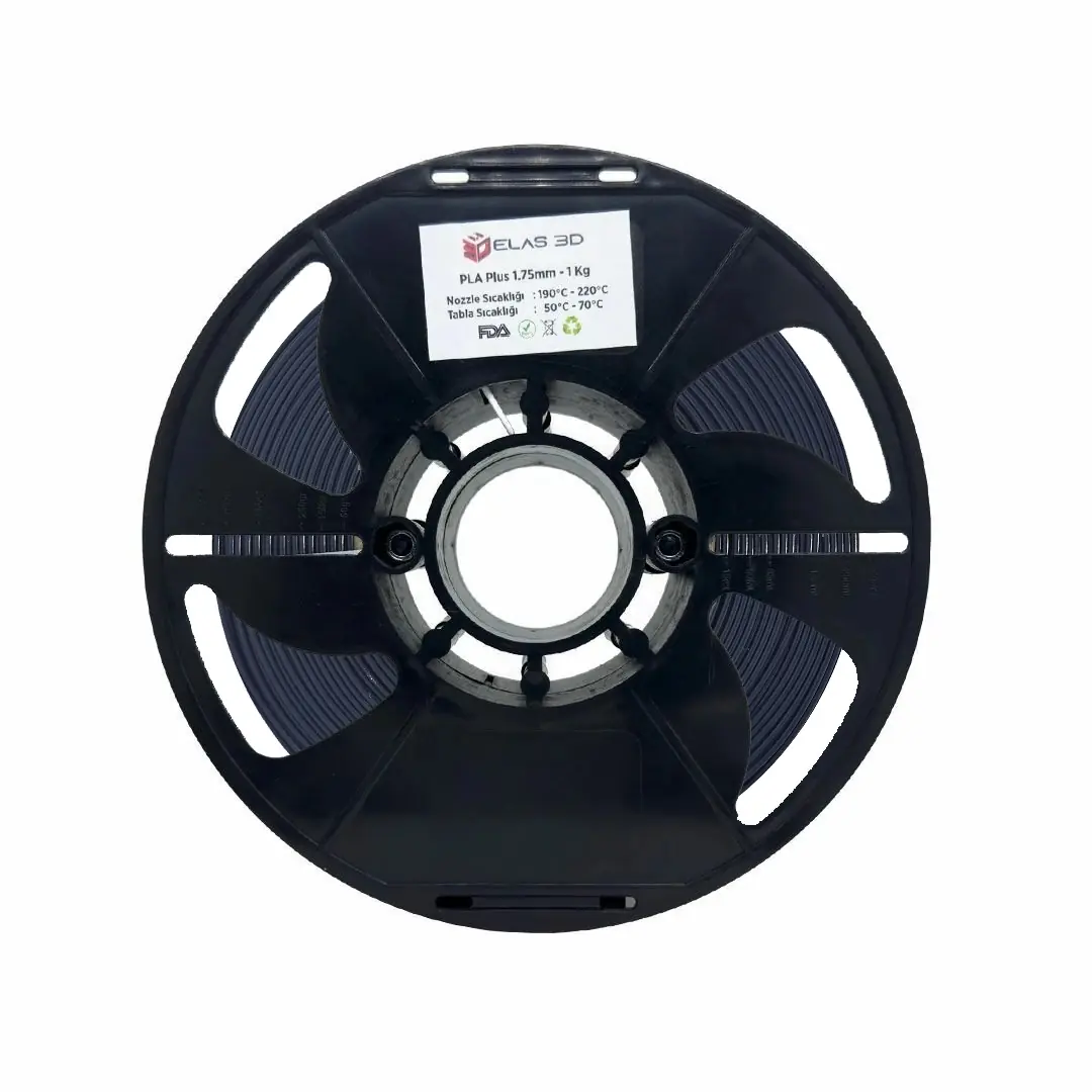Elas PLA Plus Antrasit Filament 1.75mm 1KG